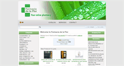 Desktop Screenshot of farmaciadelaflor.com